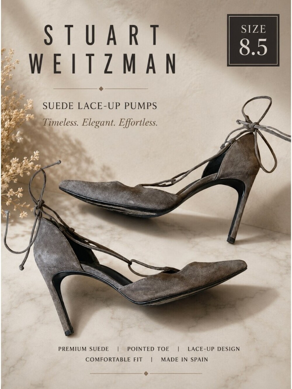 Stuart Weitzman "on a string" strappy heels - 8.5